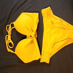 Yellow bikini
